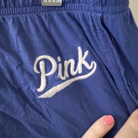 Pink “If you love me let me sleep” Pajama Set short sleeves and shorts - Picture 5 of 6